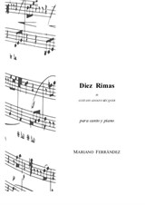 Diez Rimas  para canto y piano